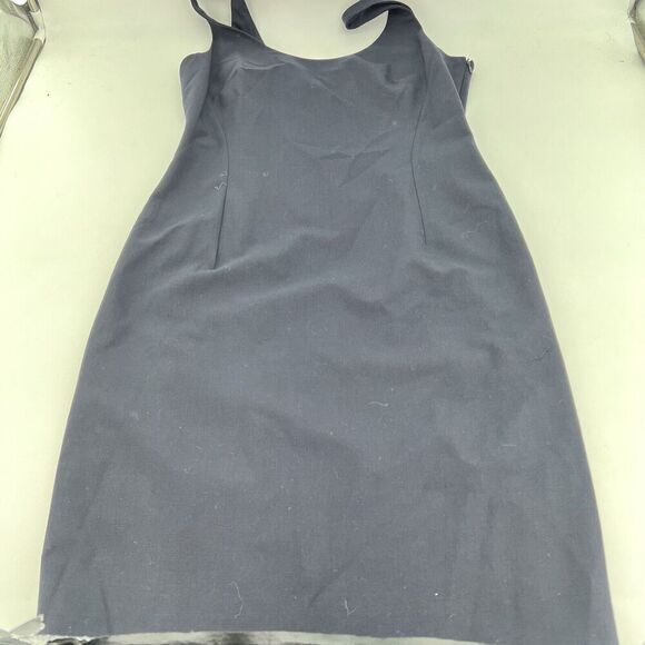Vestimenta Spa Blue Sheath Dress Made In Italy Size 10 Wool Blend - Picture 1 of 7
